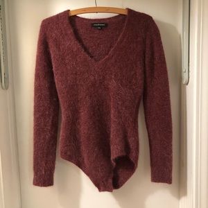 Red JillStuart Sweater Bodysuit